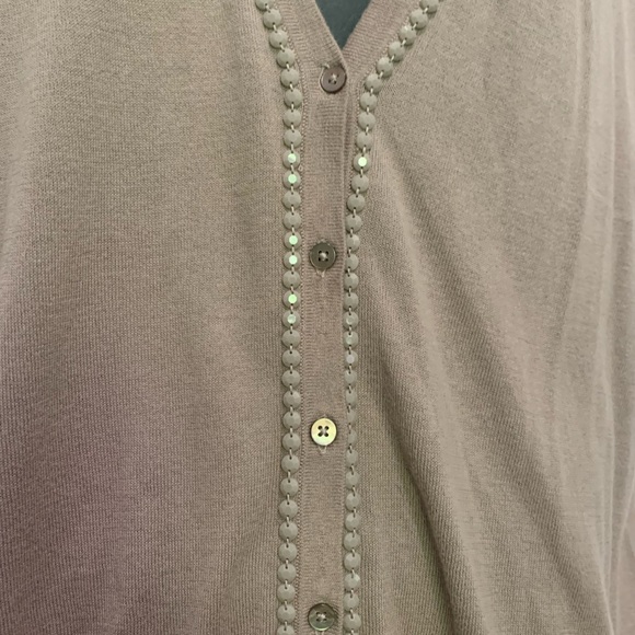 Old Navy Women's Cardigan Sweater Taupe 2X New - Picture 4 of 8